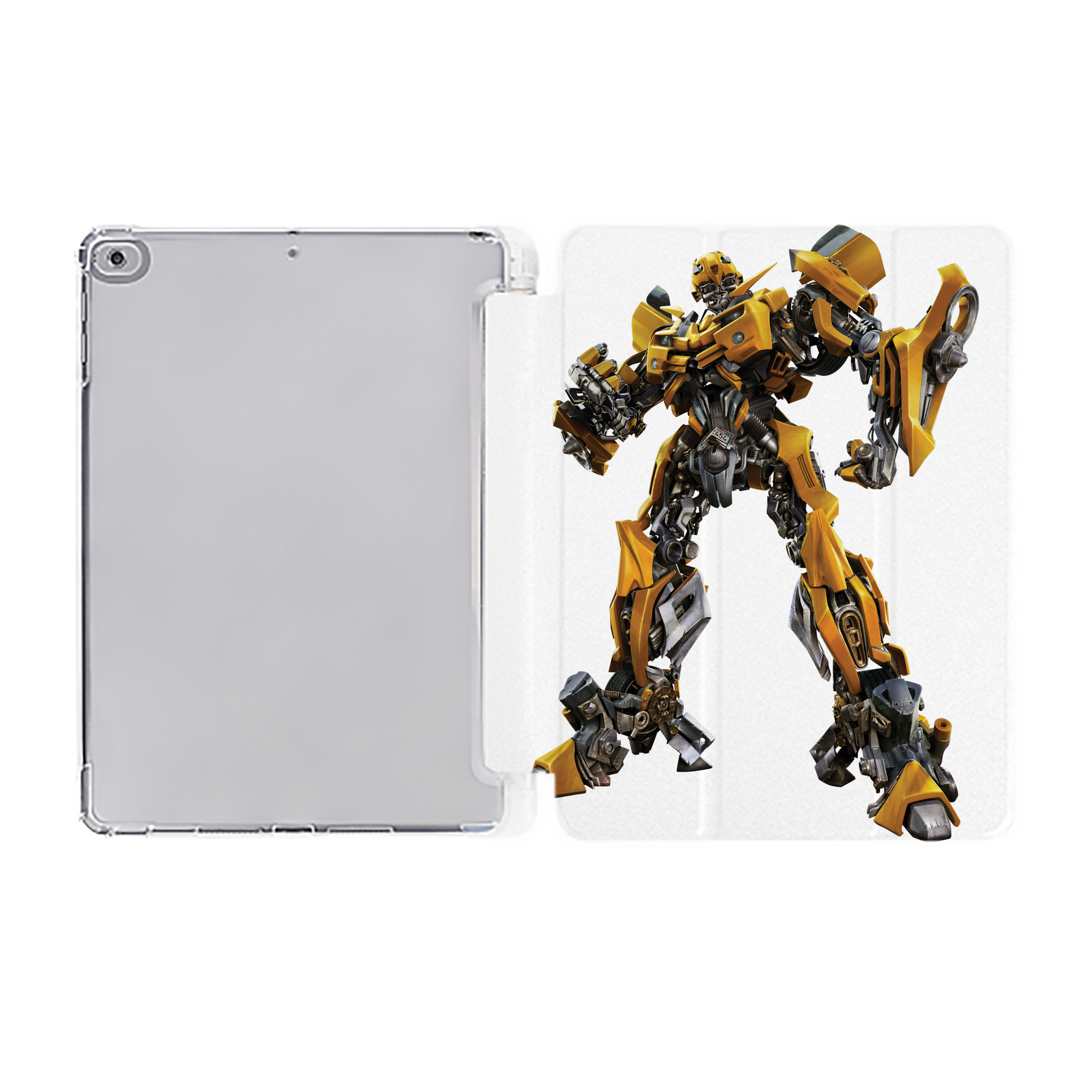 （画像用）  IPad ケース ペン収納付き 三つ折りスタンド PUレザー×シリコン 対応機種9.5/10.5/10.9インチ